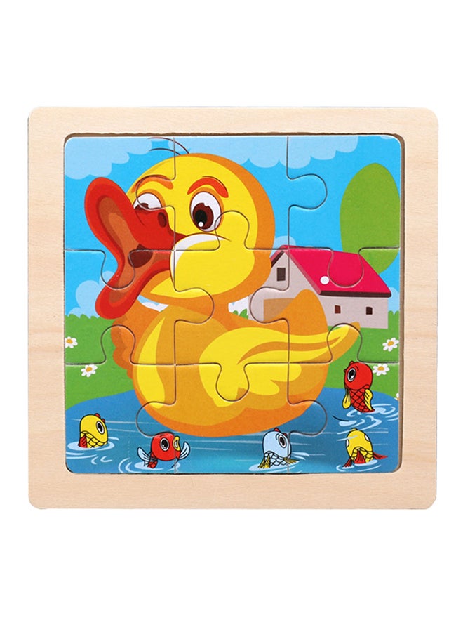 Duck Printed Jigsaw Puzzle 11x0.5x11cm